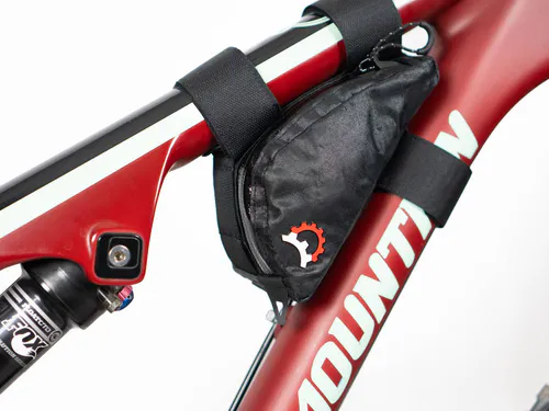 Revelate Designs Cranny micro frame bag installed